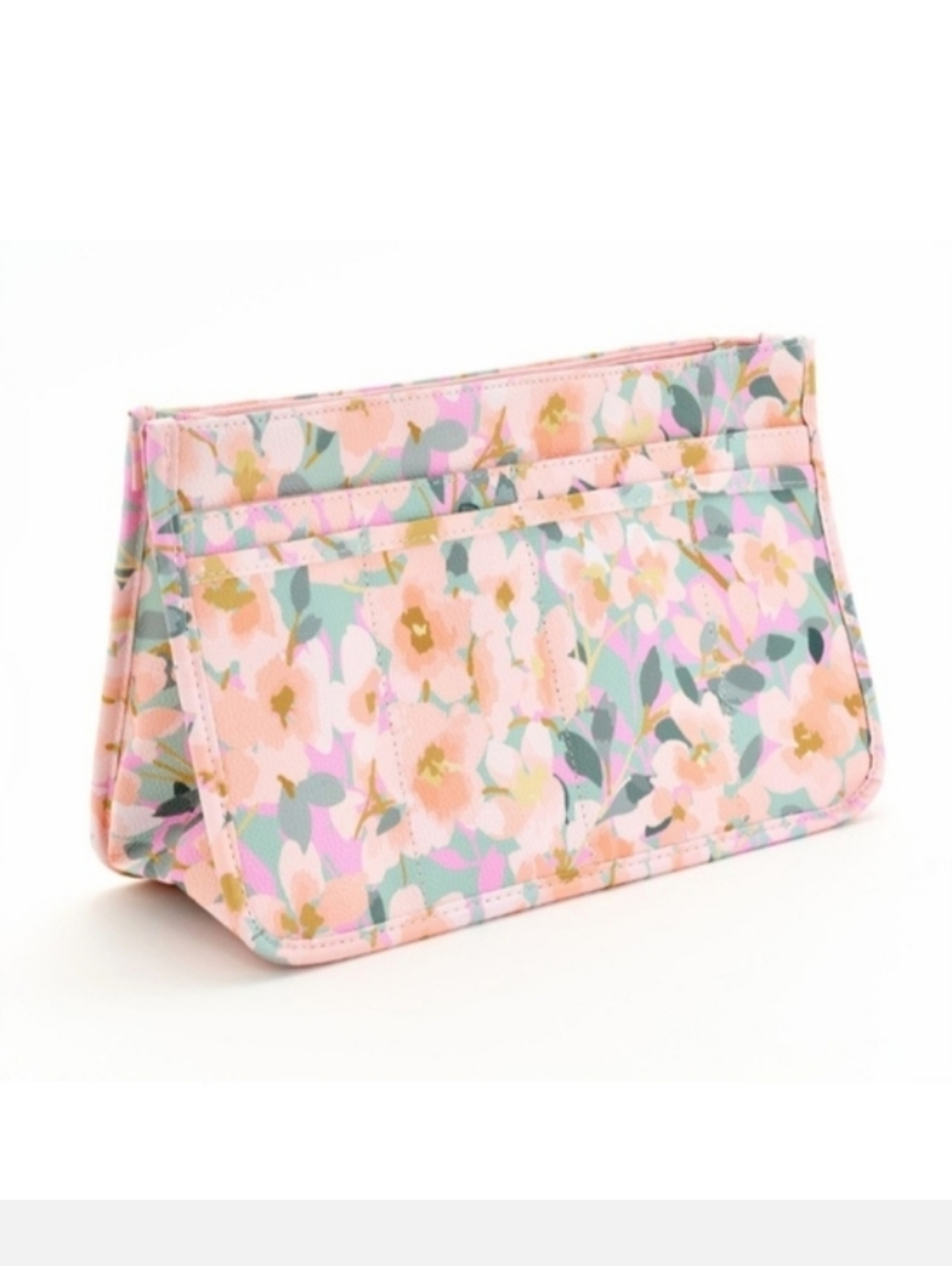 Purse Organizer Insert-Pink Floral